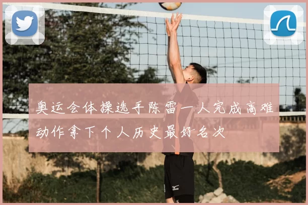 奥运会体操选手陈雷一人完成高难动作拿下个人历史最好名次