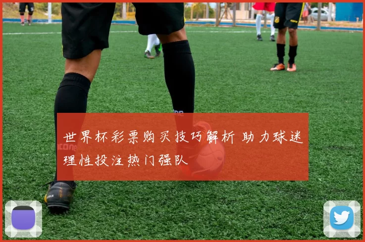 世界杯彩票购买技巧解析 助力球迷理性投注热门强队